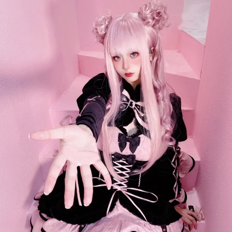 Kawaii Lolita Pink Long-Hair Wig