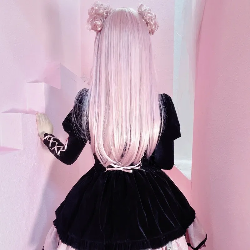 Kawaii Lolita Pink Long-Hair Wig