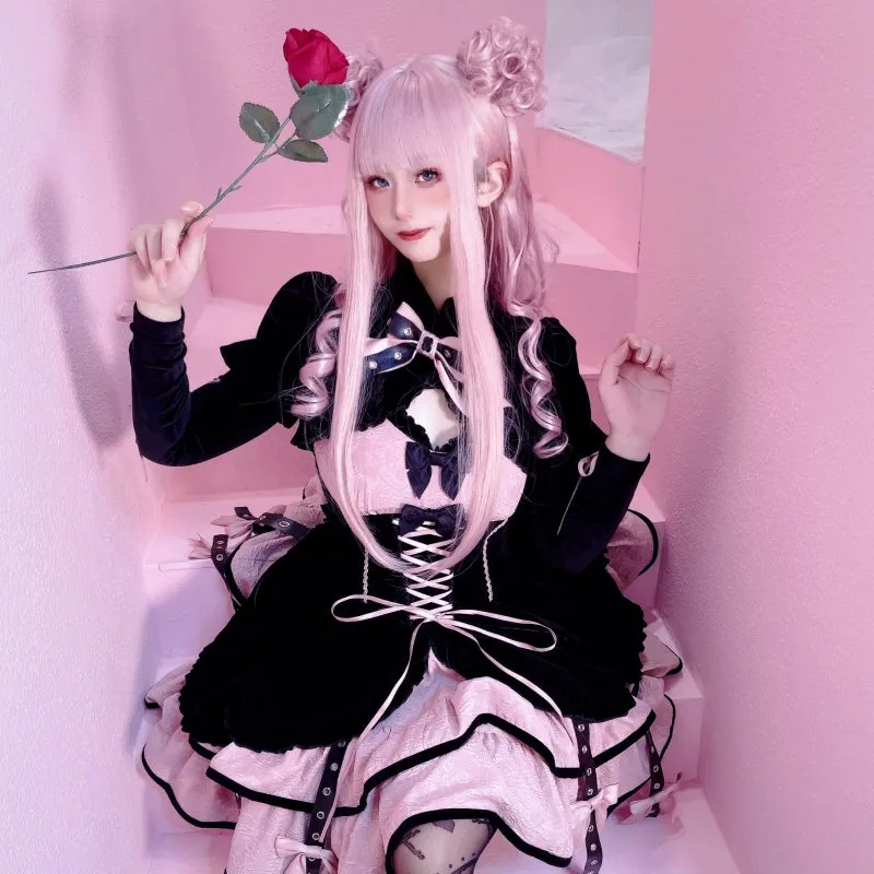 Kawaii Lolita Pink Long-Hair Wig