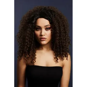 Lizzo Dark Brown Curly Wig