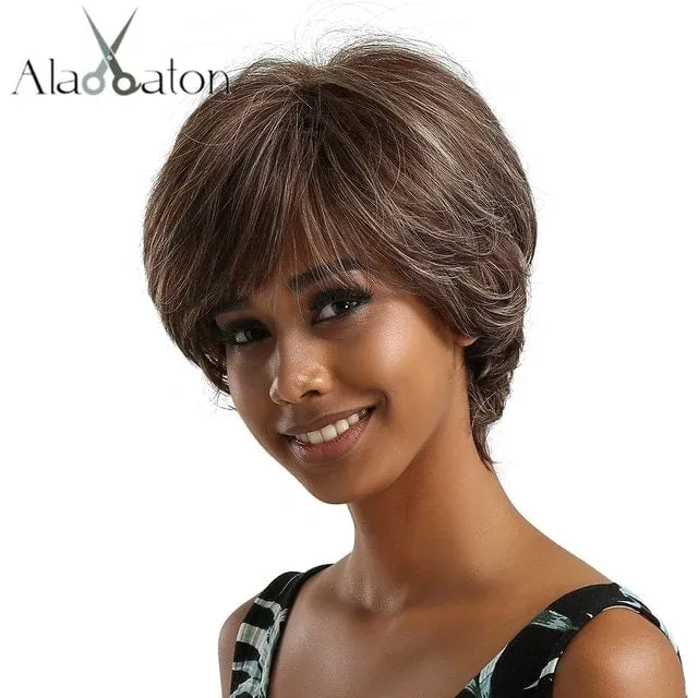 Lolita Cosplay Brown Bob Wig