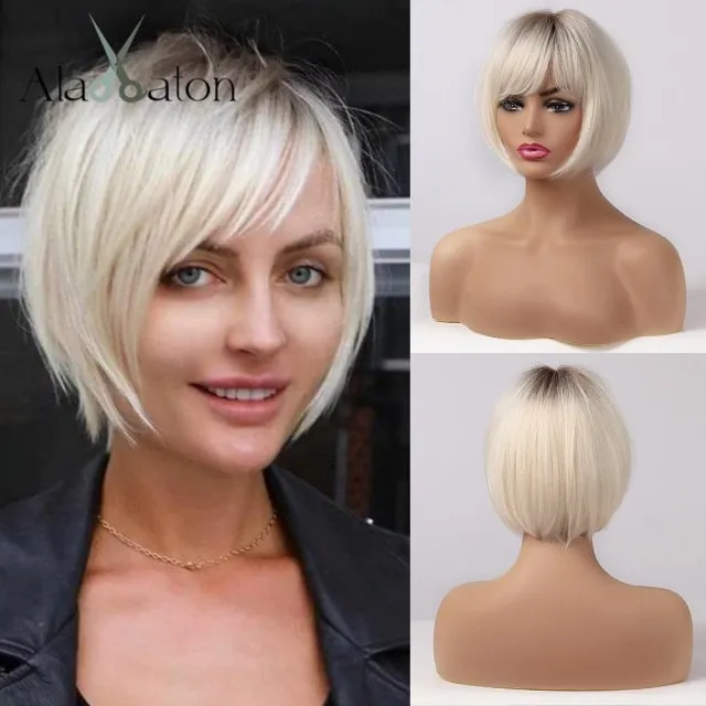 Lolita Cosplay Brown Bob Wig