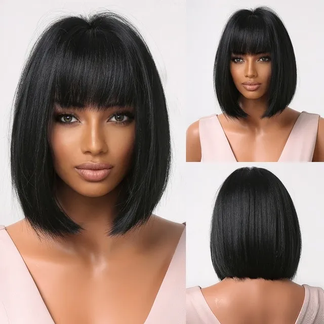 Lolita Cosplay Brown Bob Wig