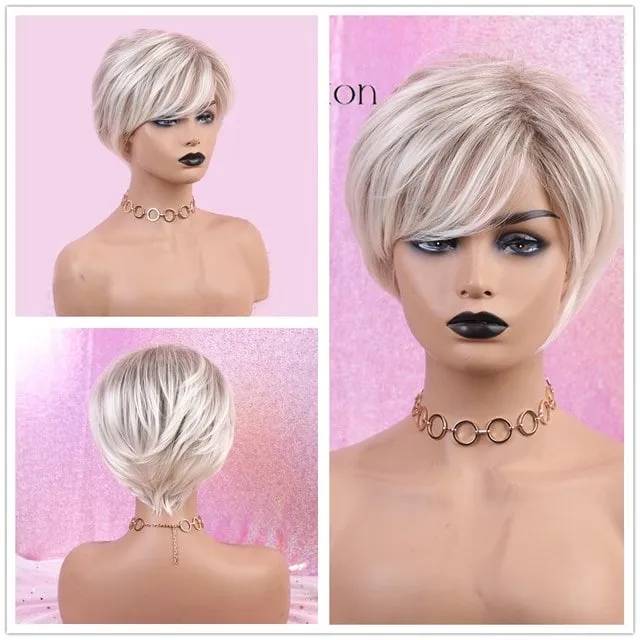 Lolita Cosplay Brown Bob Wig