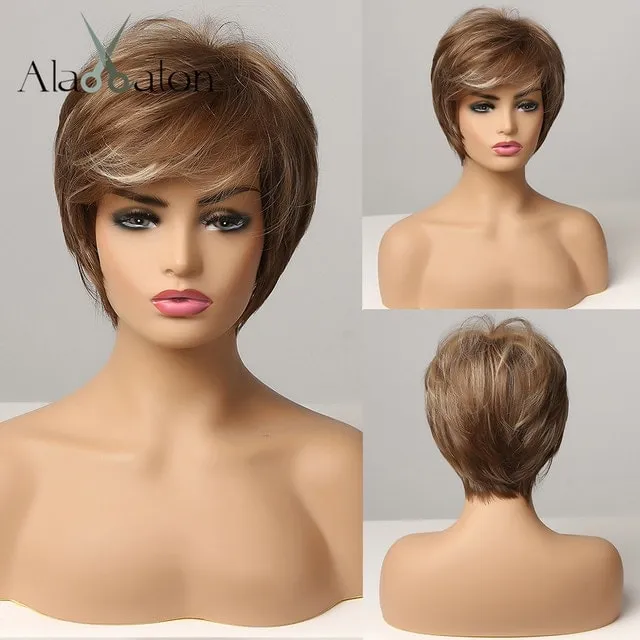 Lolita Cosplay Brown Bob Wig