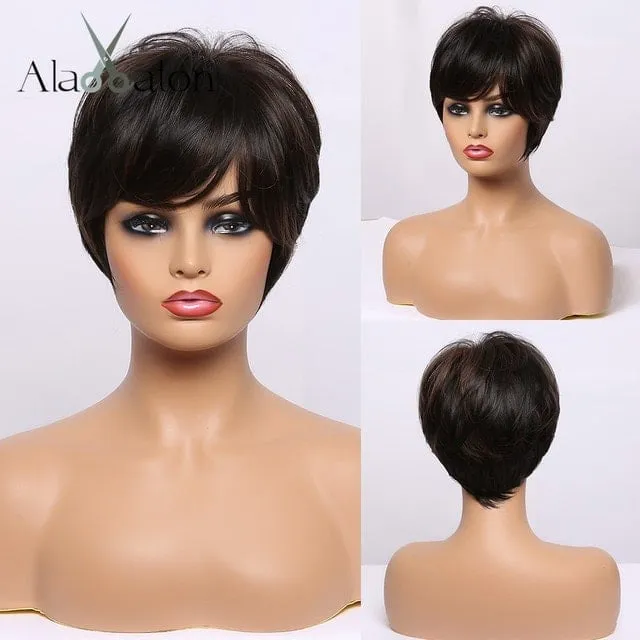 Lolita Cosplay Brown Bob Wig