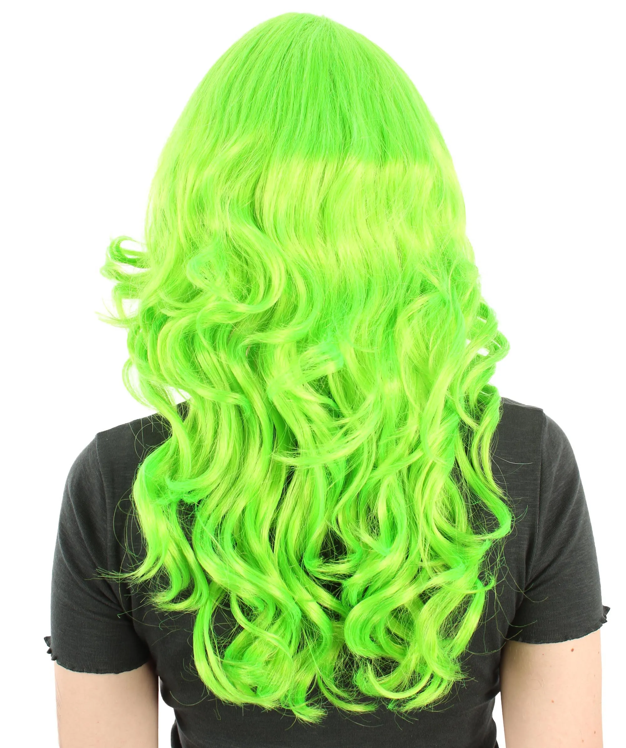 Long Length Wavy Cosplay Halloween Costume Party Hair Synthetic Fiber Mermaid Fairytale Wig, 18 Inches | HPO
