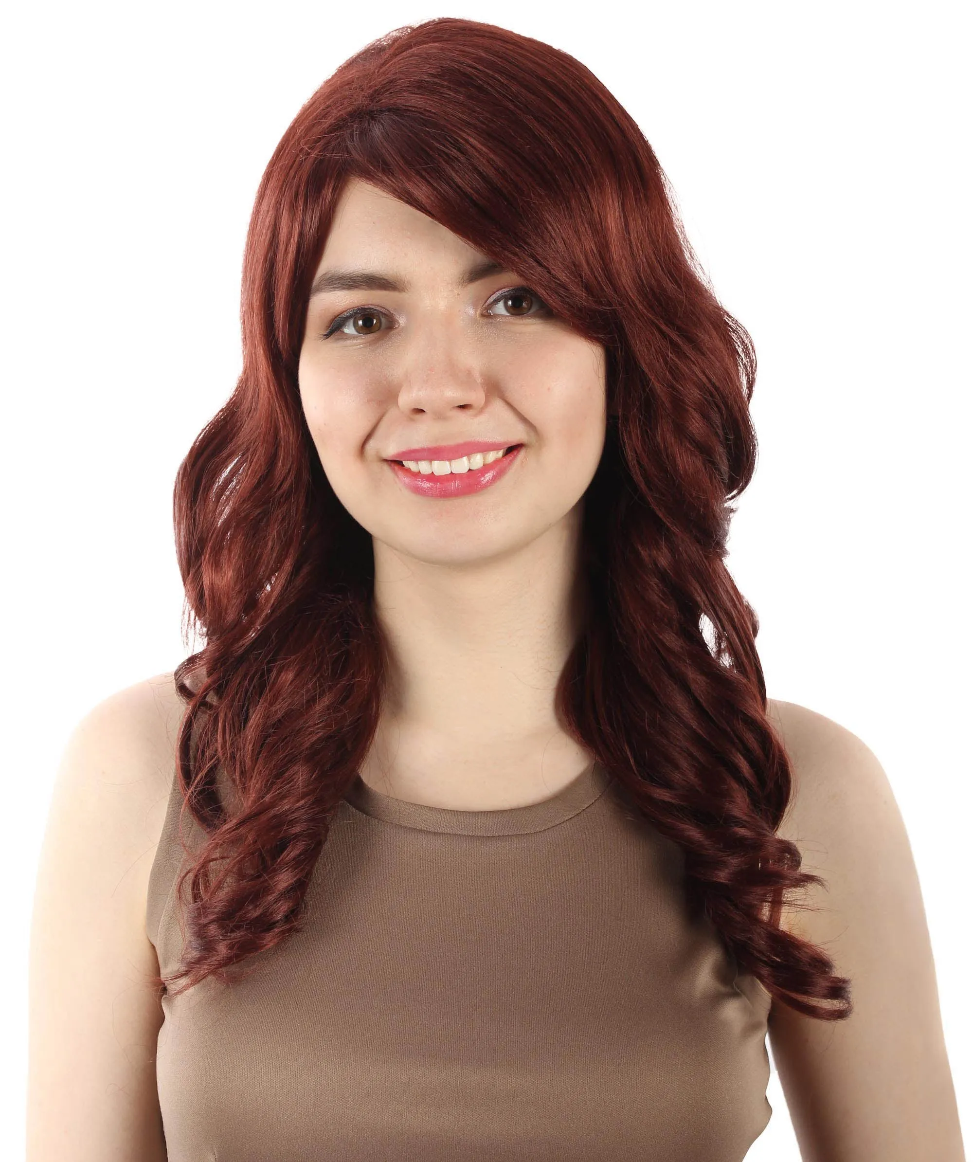 Long Length Wavy Cosplay Halloween Costume Party Hair Synthetic Fiber Mermaid Fairytale Wig, 18 Inches | HPO