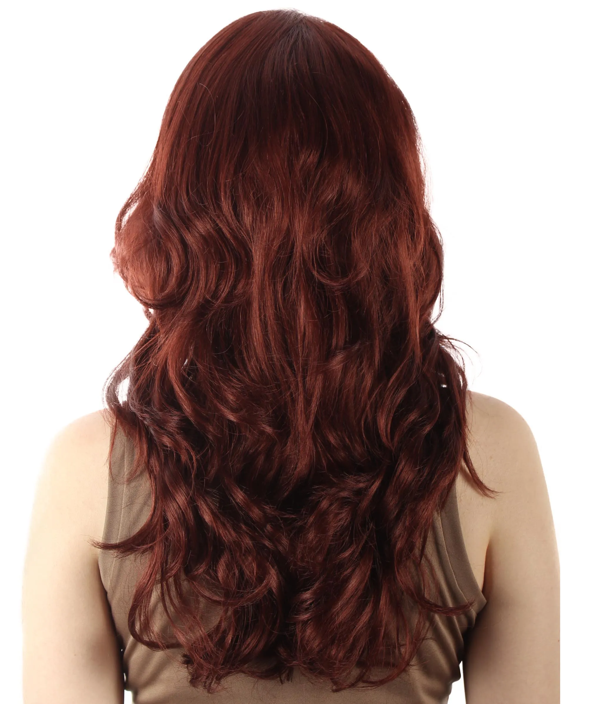 Long Length Wavy Cosplay Halloween Costume Party Hair Synthetic Fiber Mermaid Fairytale Wig, 18 Inches | HPO