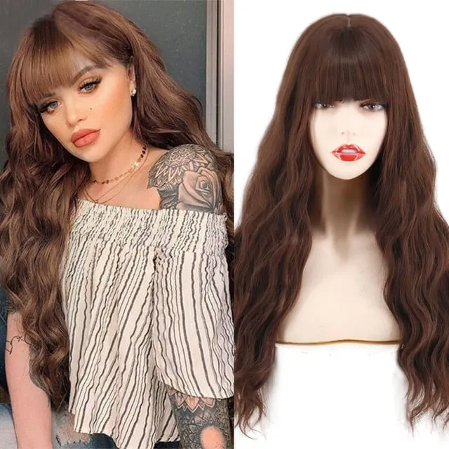 Long Mix Pink Lolita Wigs