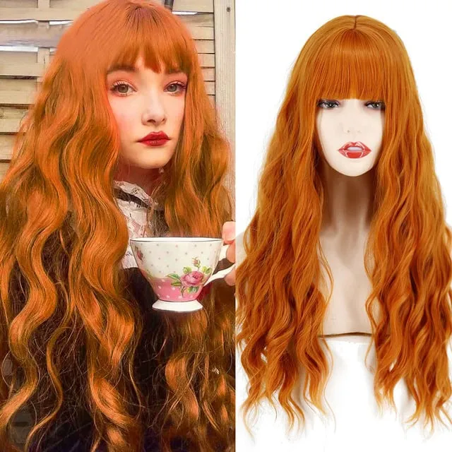 Long Mix Pink Lolita Wigs