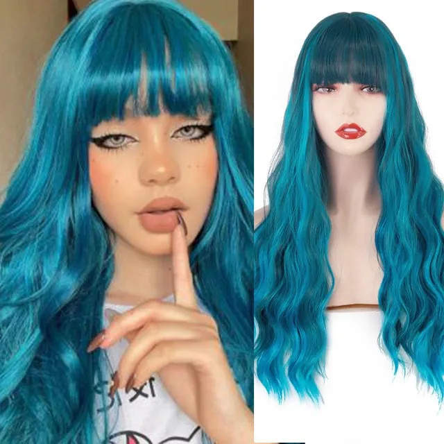 Long Mix Pink Lolita Wigs
