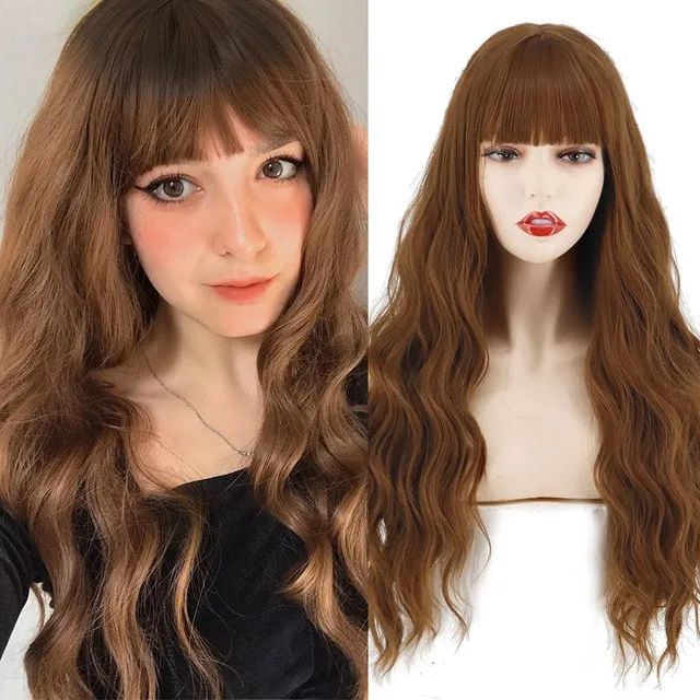 Long Mix Pink Lolita Wigs