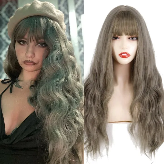 Long Mix Pink Lolita Wigs