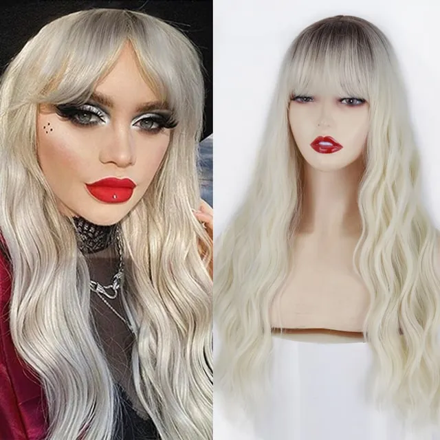 Long Mix Pink Lolita Wigs