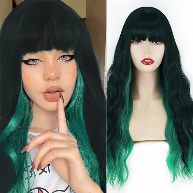 Long Mix Pink Lolita Wigs