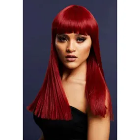 Long Ruby Red Fever Wig - Alexia