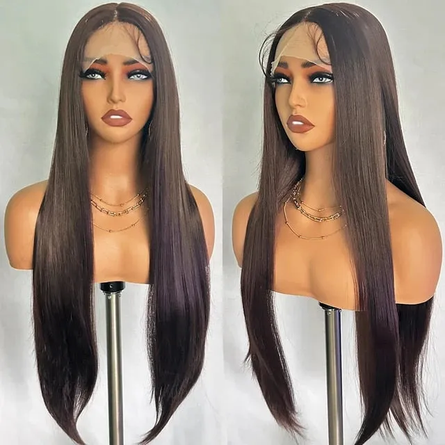 Long With Straight Lace Front Wigs