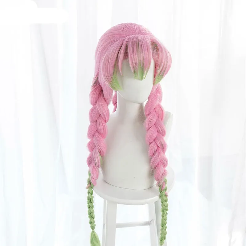 Mitsuri Kanroji Demon Slayer Cosplay Wig