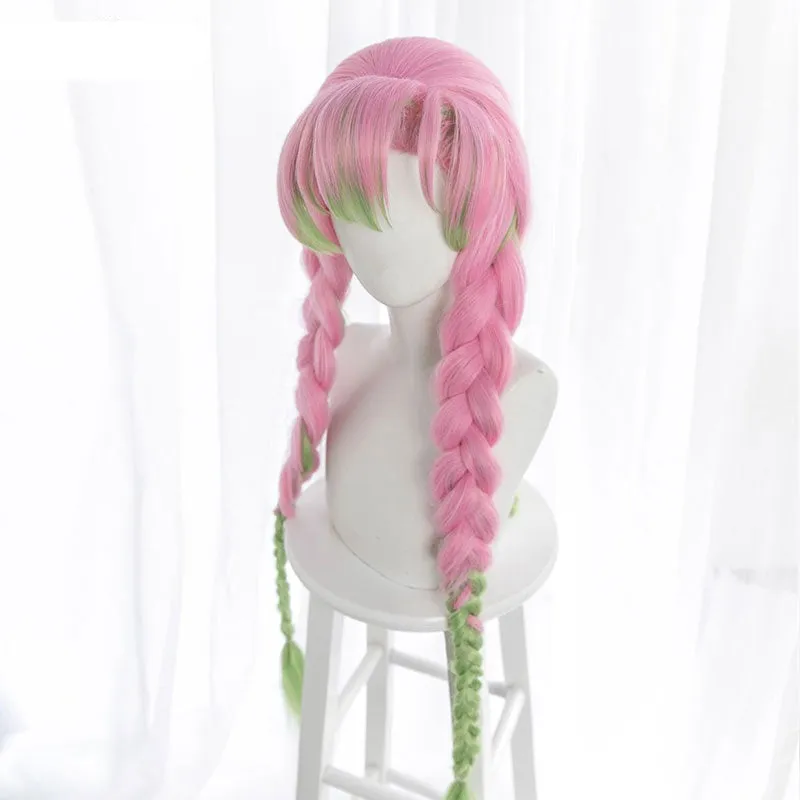 Mitsuri Kanroji Demon Slayer Cosplay Wig