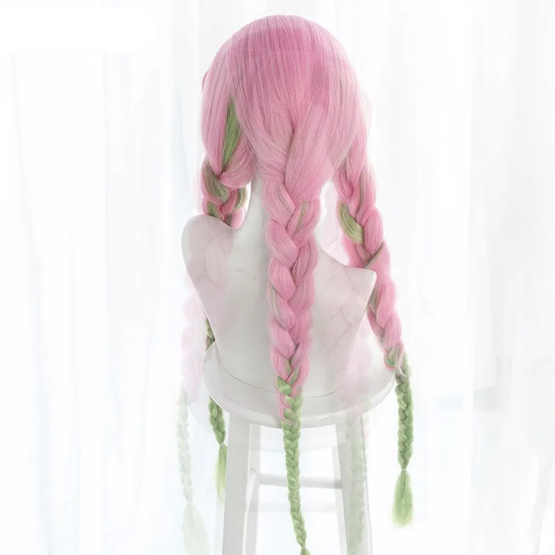 Mitsuri Kanroji Demon Slayer Cosplay Wig