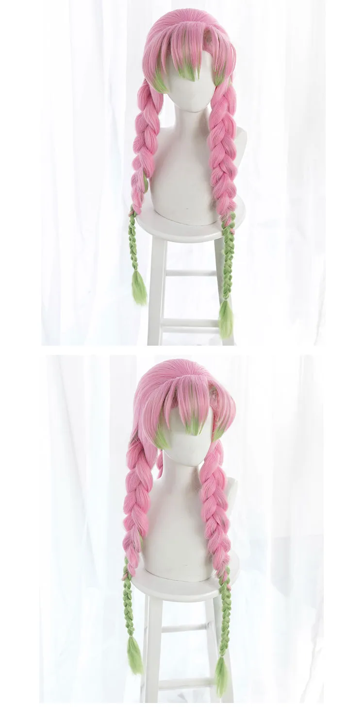 Mitsuri Kanroji Demon Slayer Cosplay Wig