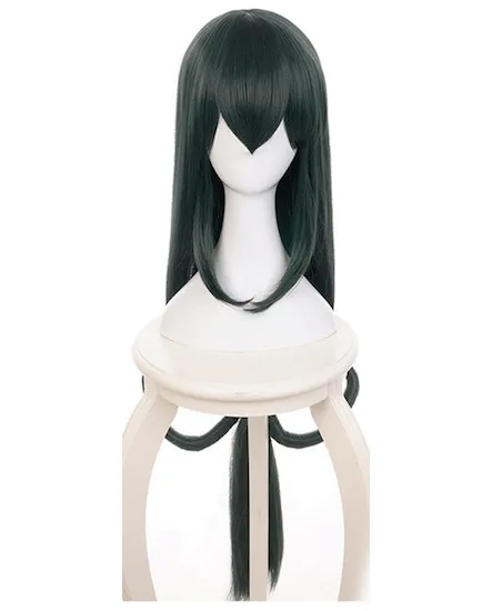 My Hero Academia Boku No Hero Akademia Asui Tsuyu Anime Girls Cosplay Long Wig