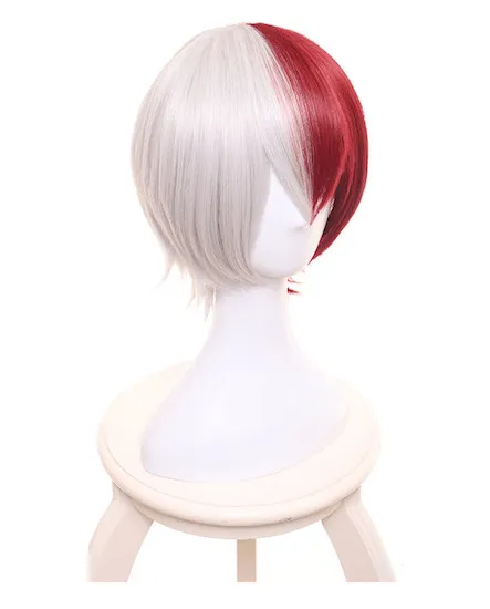 My Hero Academia Boku No Hero Akademia Todoroki Shoto Boy's Cosplay Short Wig
