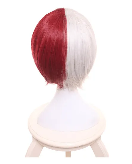 My Hero Academia Boku No Hero Akademia Todoroki Shoto Boy's Cosplay Short Wig