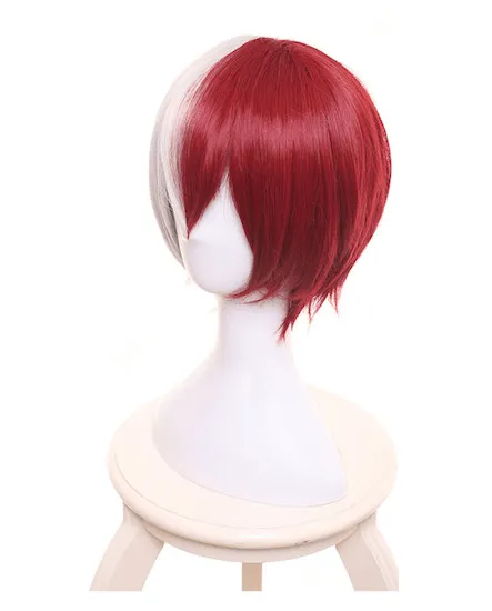 My Hero Academia Boku No Hero Akademia Todoroki Shoto Boy's Cosplay Short Wig