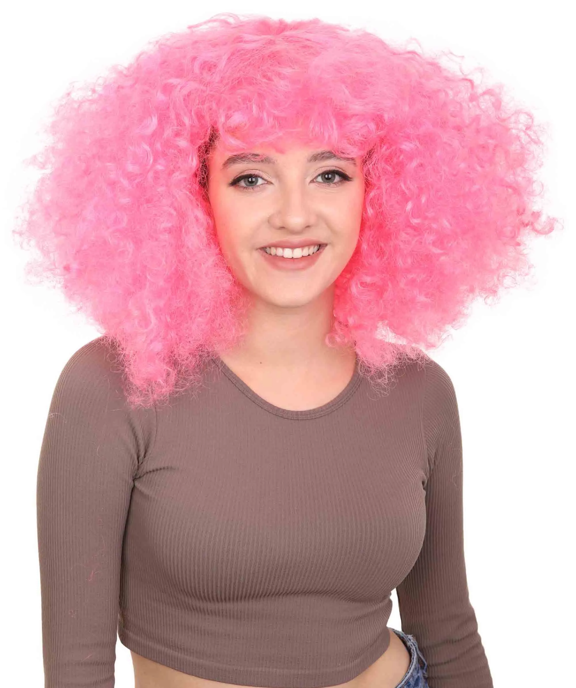 Naomi Watanabe Japanese actress Afro Wig | Premium Breathable Capless Cap Multiple Colors