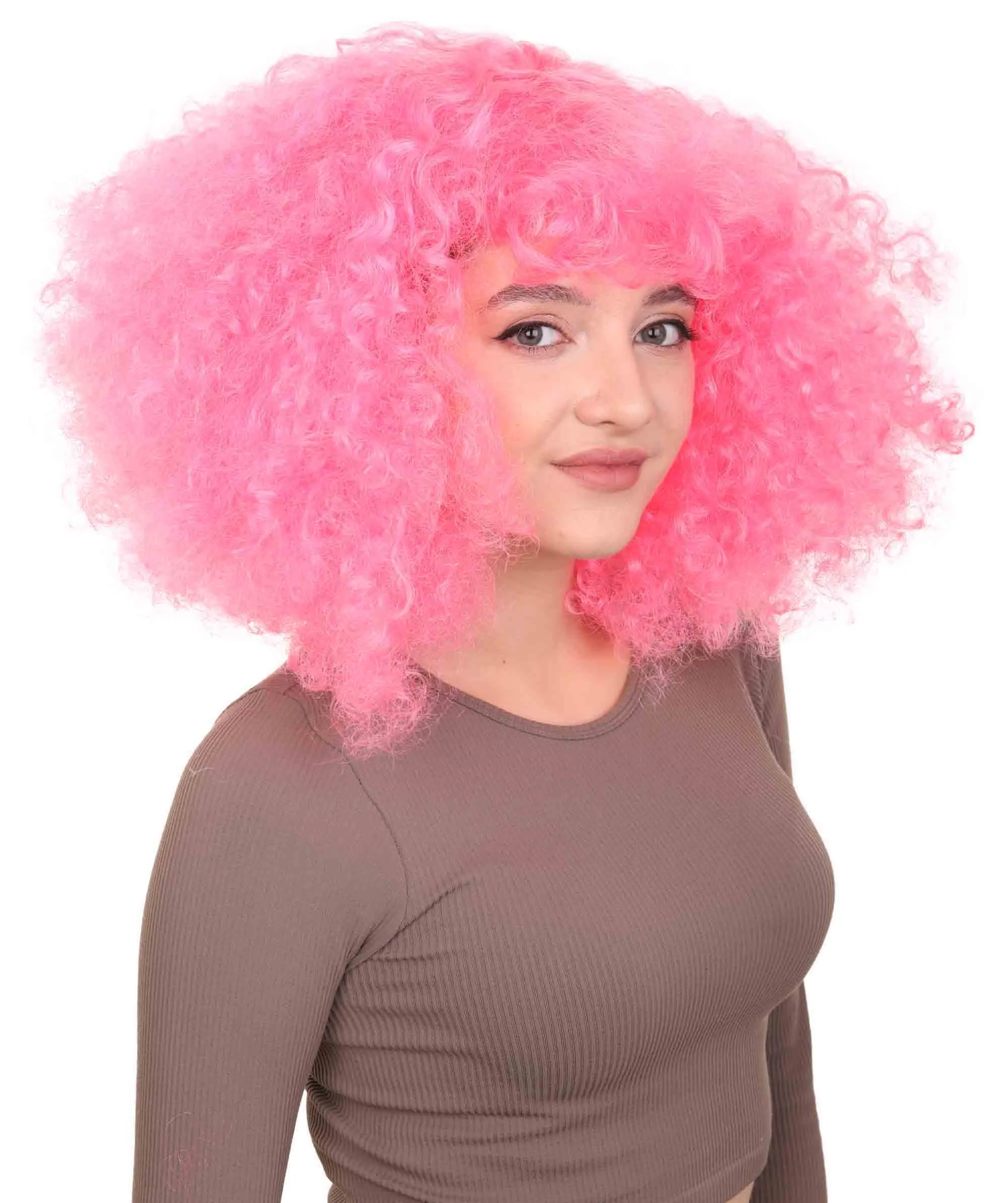 Naomi Watanabe Japanese actress Afro Wig | Premium Breathable Capless Cap Multiple Colors