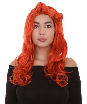 Orange Monster Womens Wig | Character Cosplay Halloween Wig | Premium Breathable Capless Cap