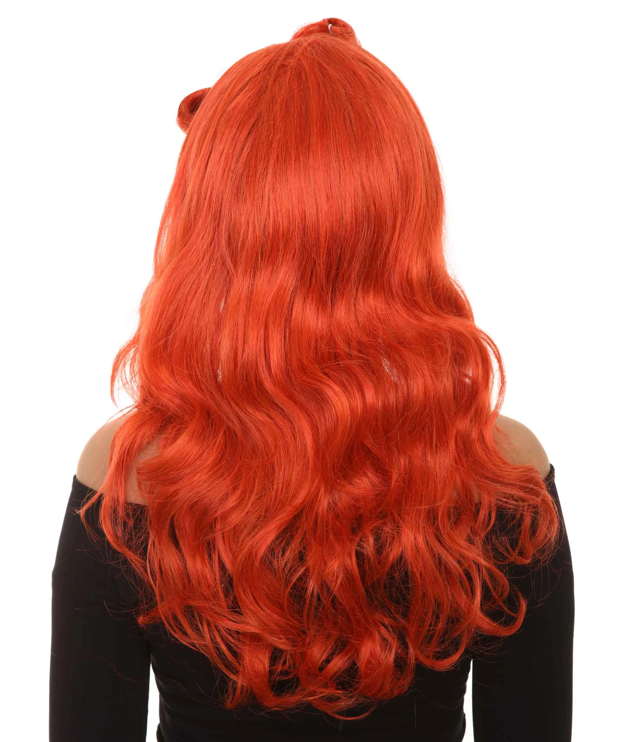 Orange Monster Womens Wig | Character Cosplay Halloween Wig | Premium Breathable Capless Cap