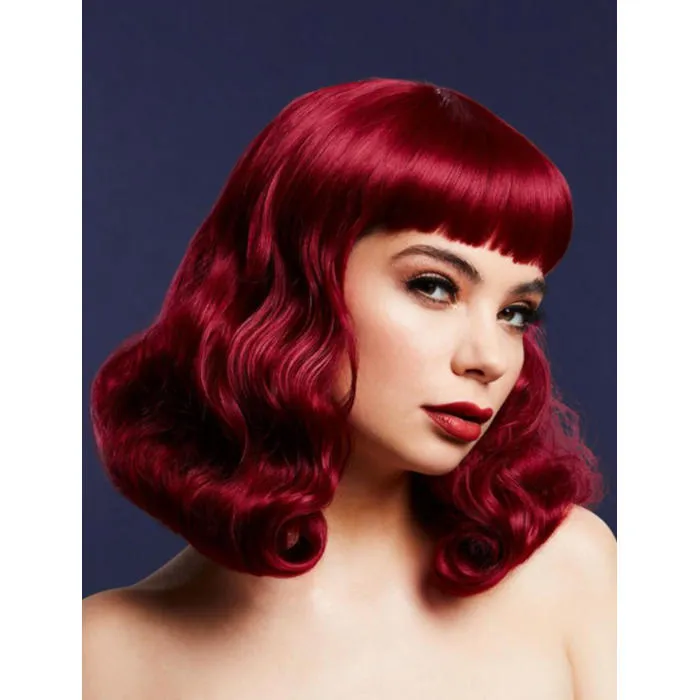 Plum Wavy Shoulder Length Fever Wig - Bettie