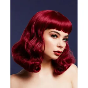 Plum Wavy Shoulder Length Fever Wig - Bettie