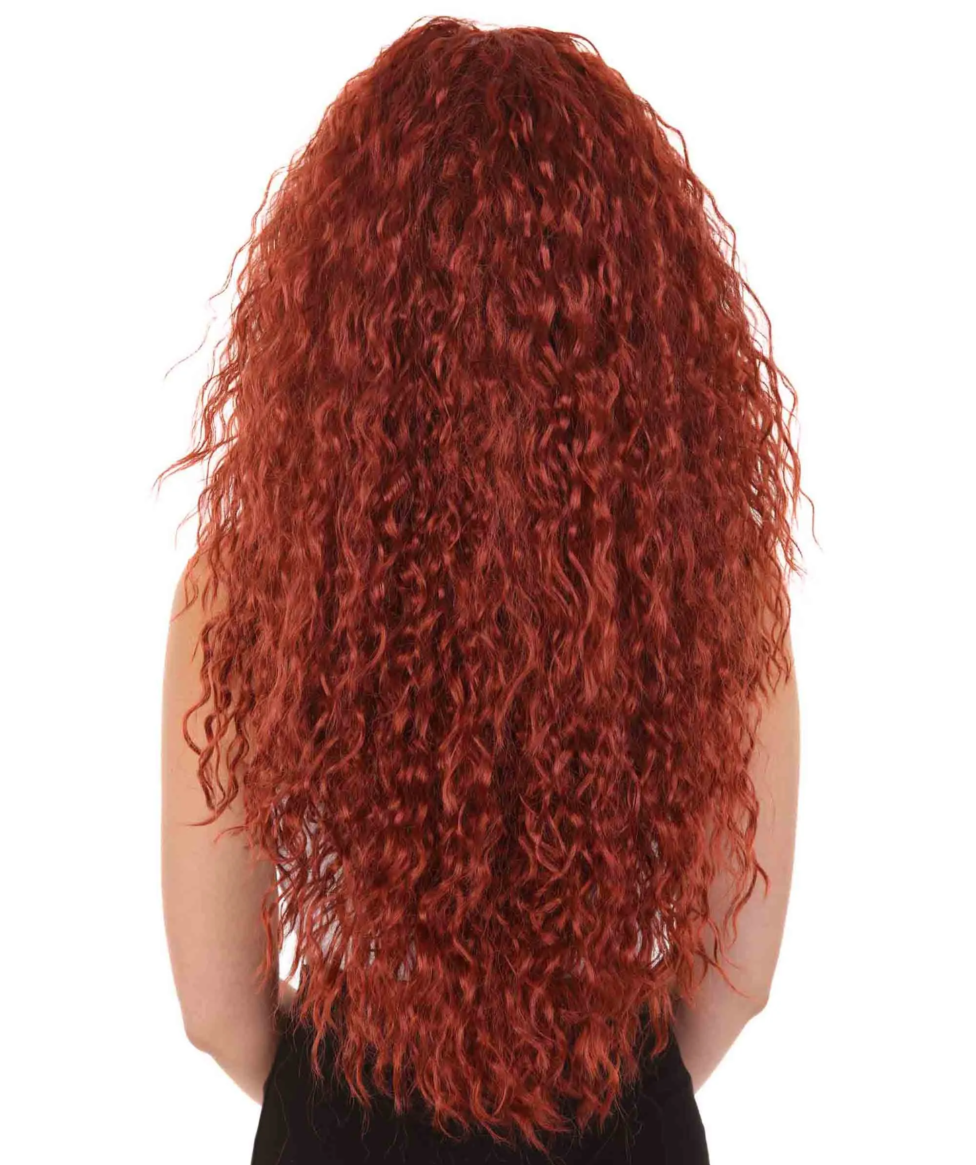 Princess Womens Wig | Super Size Jumbo TV/Movie Auburn Wig | Premium Breathable Capless Cap
