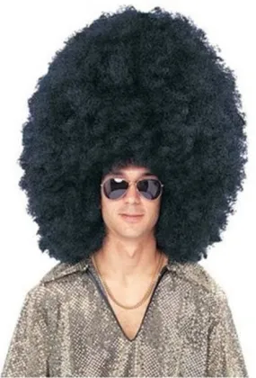 Super Size Jumbo Black Afro Wig