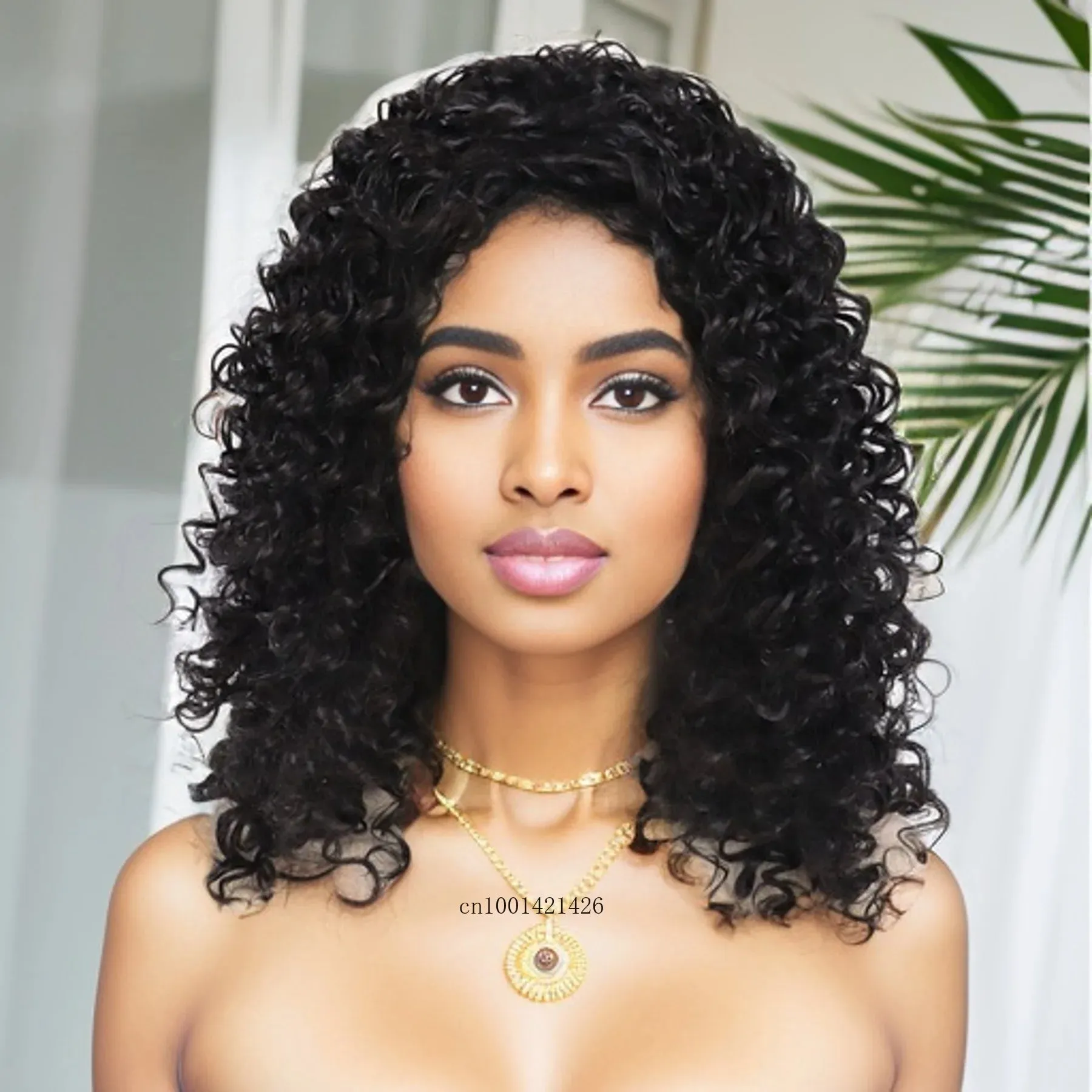 Synthetic Ginger Color Wig Long Curly Wigs for Women Soft Thick Wig Deep Wave Afro Wig Female Hair Wig Costume Party