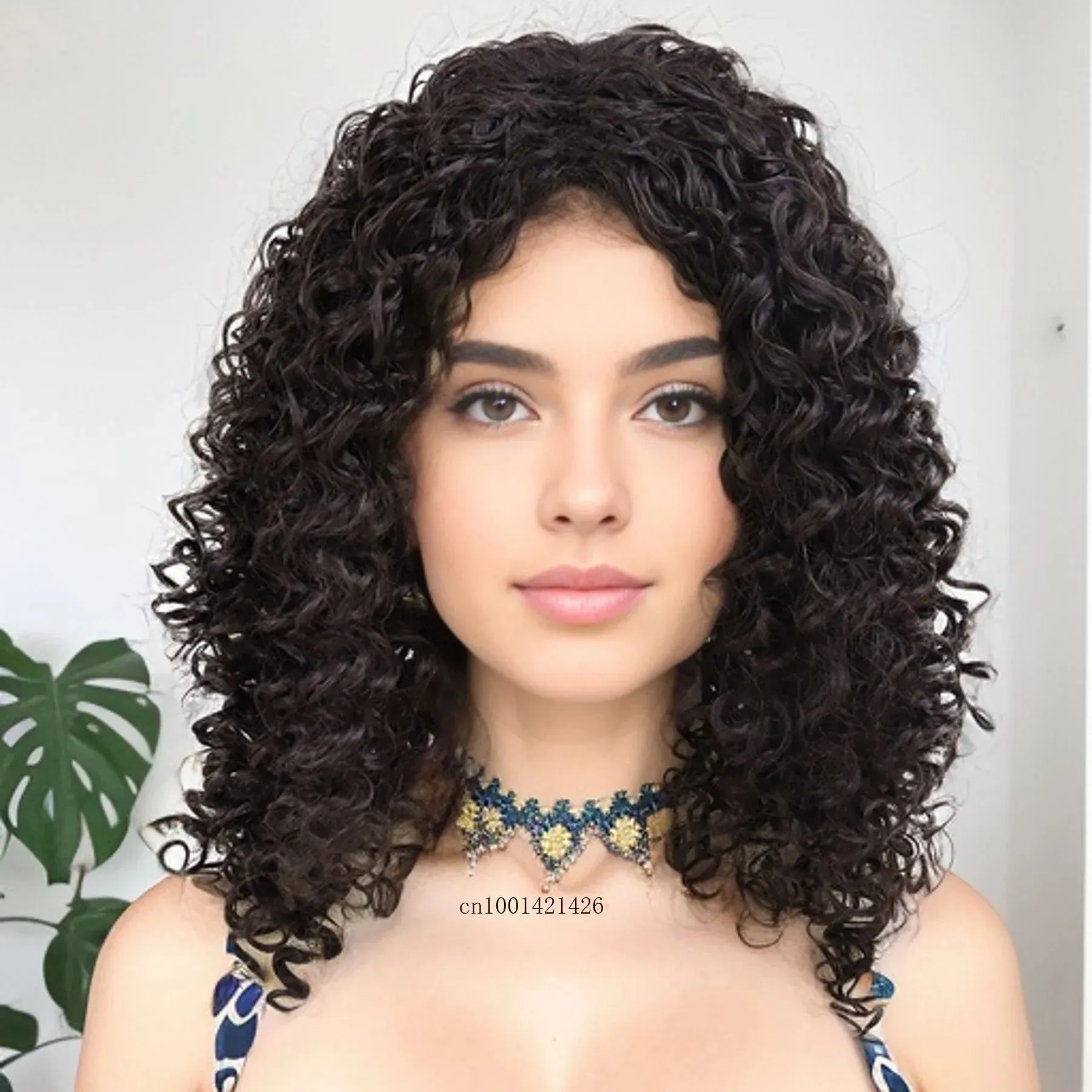 Synthetic Ginger Color Wig Long Curly Wigs for Women Soft Thick Wig Deep Wave Afro Wig Female Hair Wig Costume Party