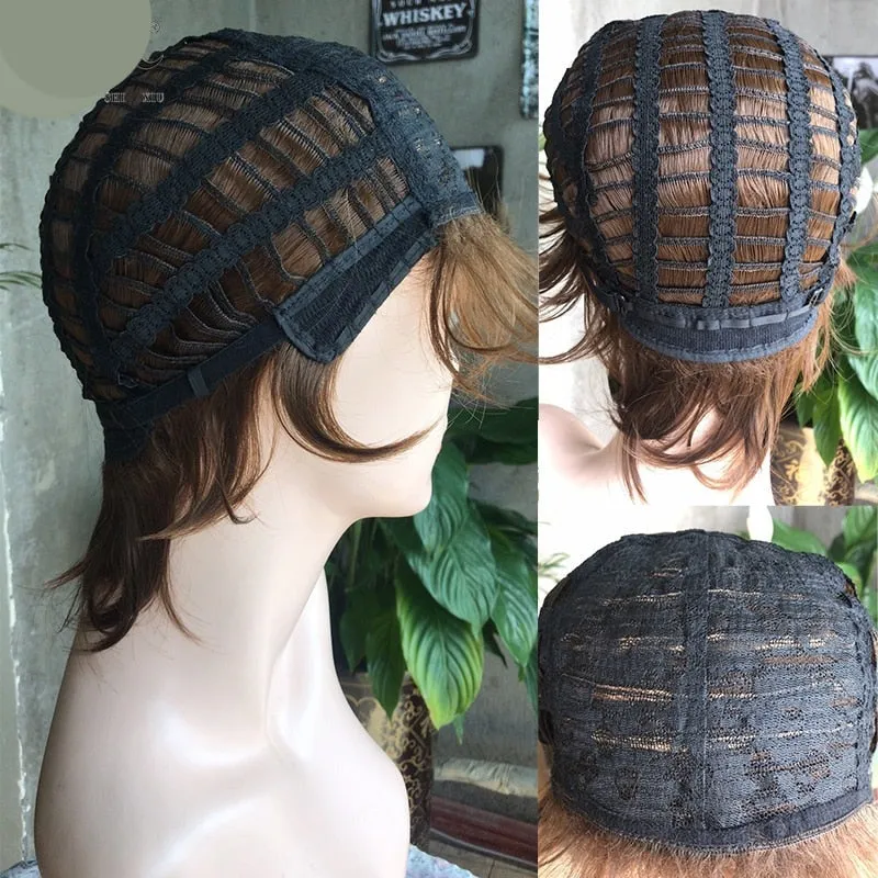 TEEK - Synth Short Shaped Taper Wigs