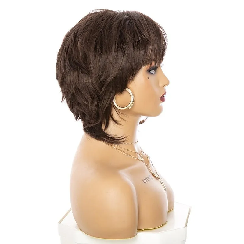 TEEK - Synth Short Shaped Taper Wigs