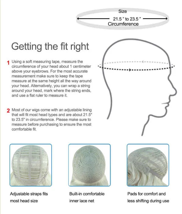 Two Moon Style Wig | Sexy Cosplay Party Halloween Wig | Premium Breathable Capless Cap