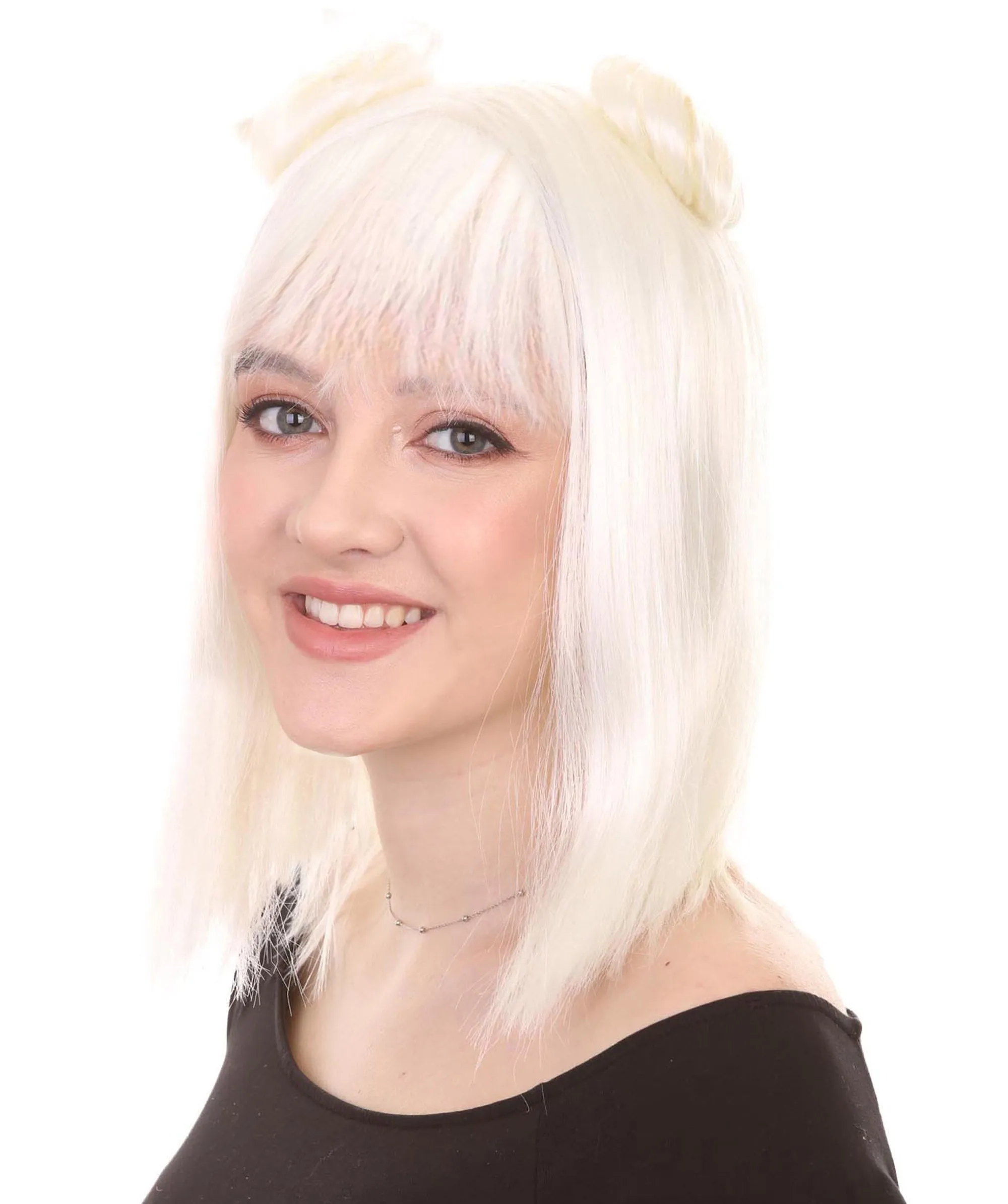 Two Moon Style Wig | Sexy Cosplay Party Halloween Wig | Premium Breathable Capless Cap